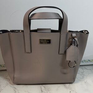 Kate Spade Taupe Leather Satchel Bag, Never used